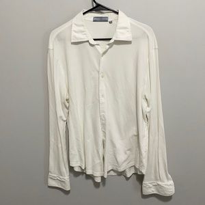 Hickey Freeman white cotton button down!! 🤍🤍👔👔  Size L & breathable comfort✨